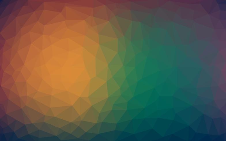 Abstract Colorful Retro Low Poly Vector Background With Cool