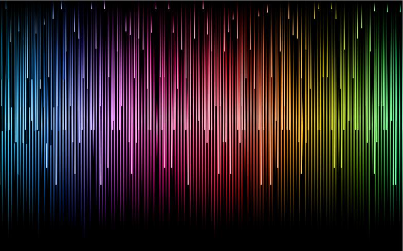 beautiful drop line with rainbow color