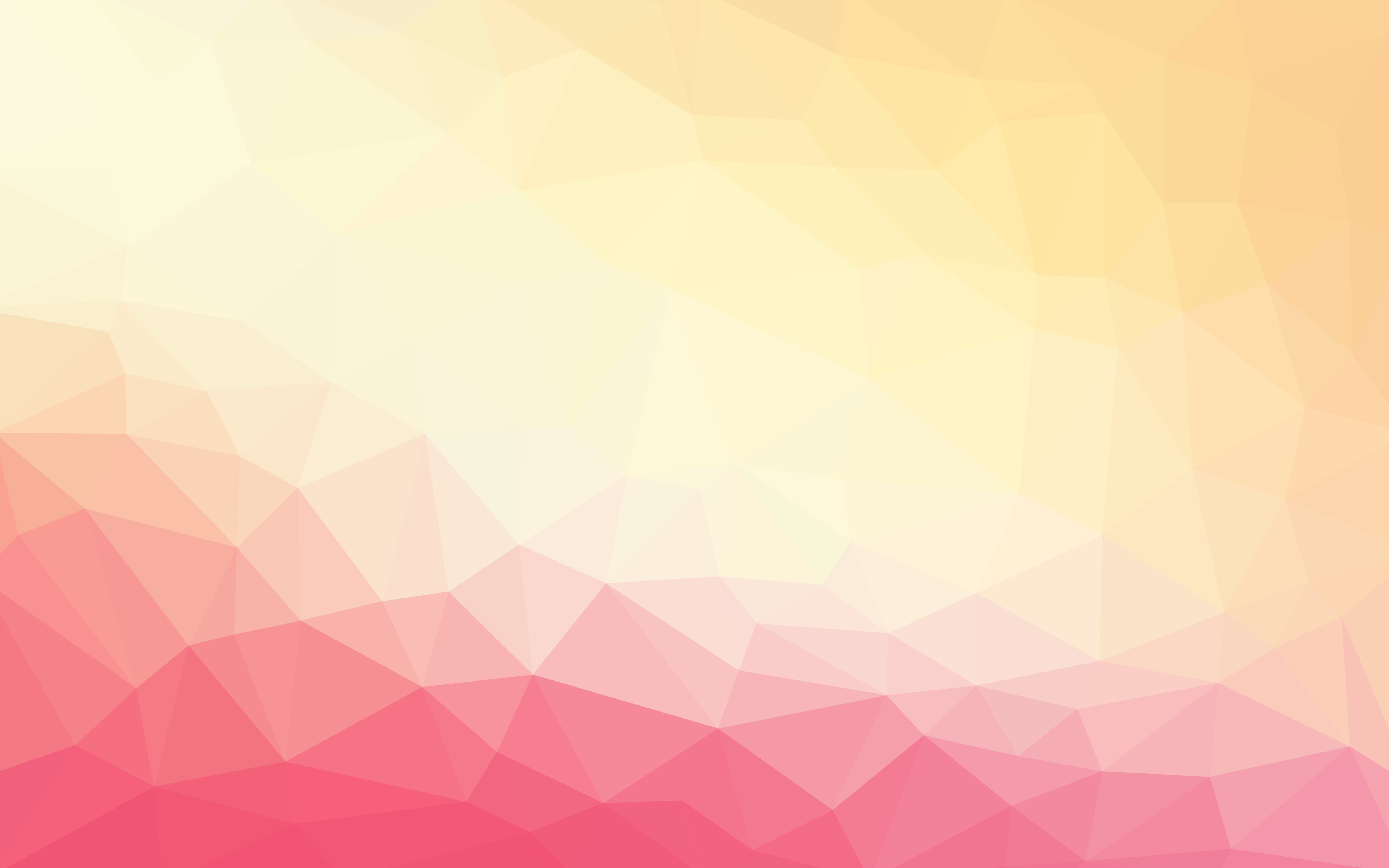 Light pink orange vector Low poly crystal background. Polygon de 598804 Vector Art