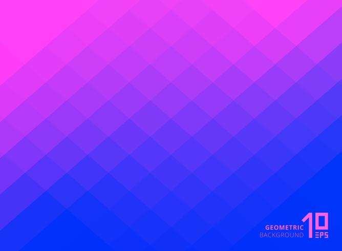 Abstract Pink And Blue Gradient Color Squares Pattern Background