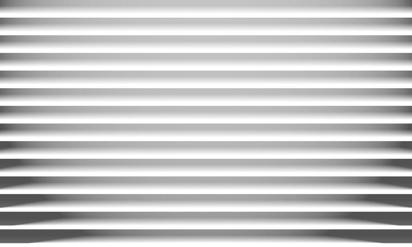 Abstract white paper horizontal lines texture and shadow background. vector