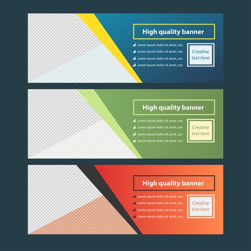 Colorful Banner Collection vector