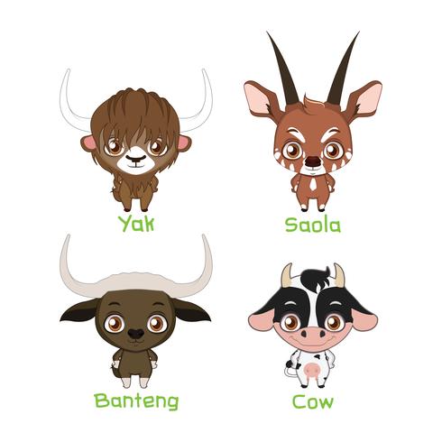 Set of bovine species vector