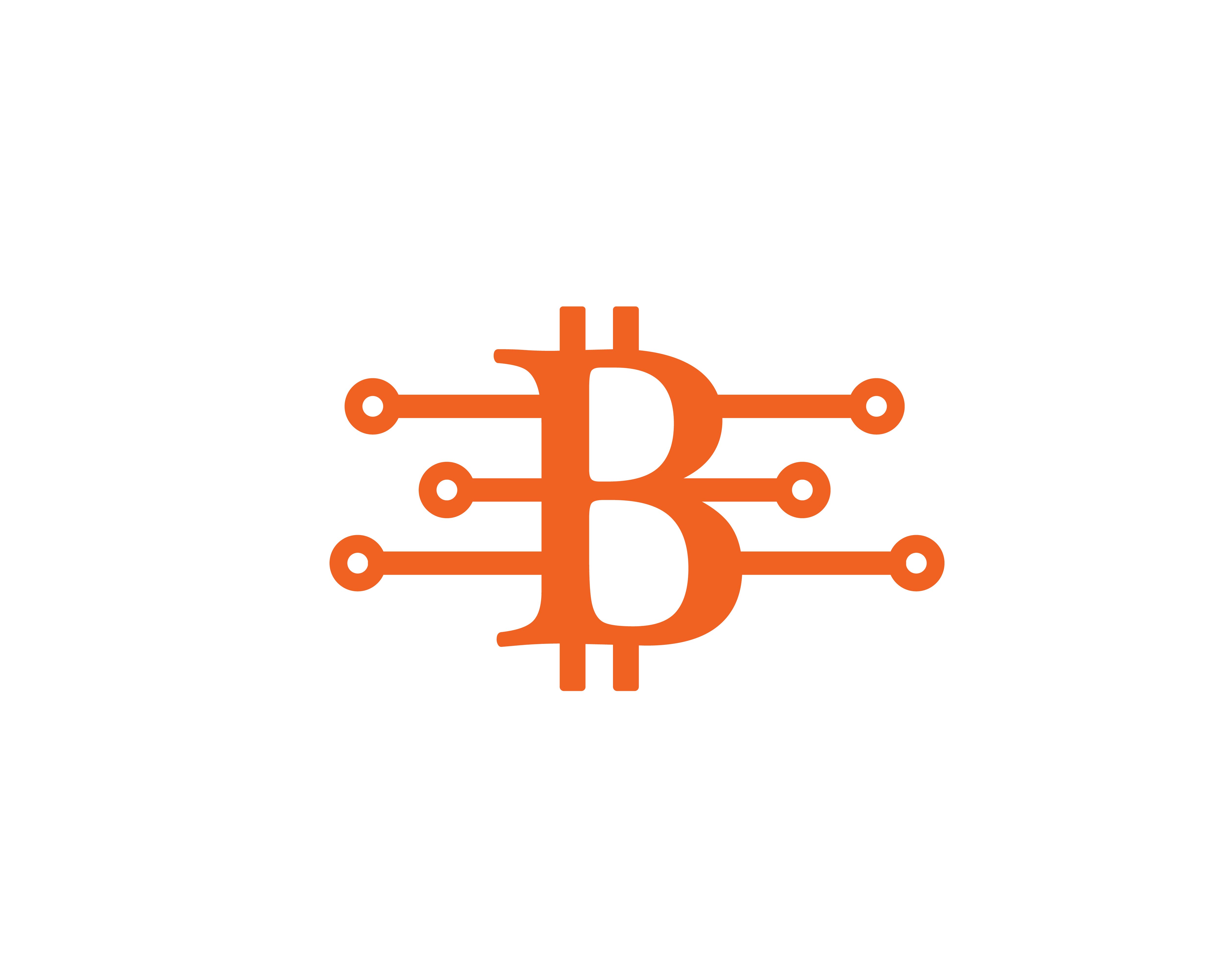 Bitcoin logo vector template 599216 Vector Art at Vecteezy