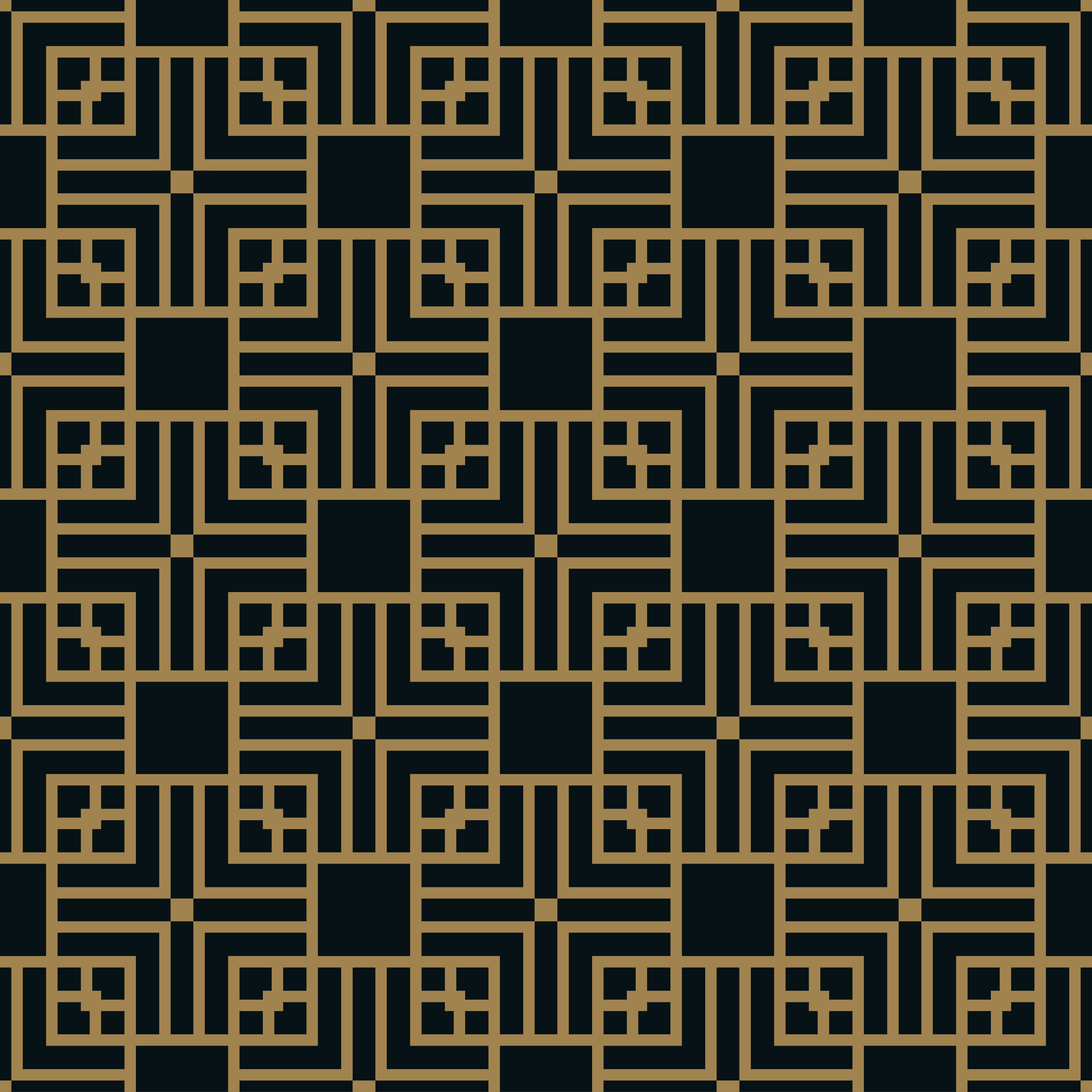 Abstract square geometric pattern with lines. seamless vector gold