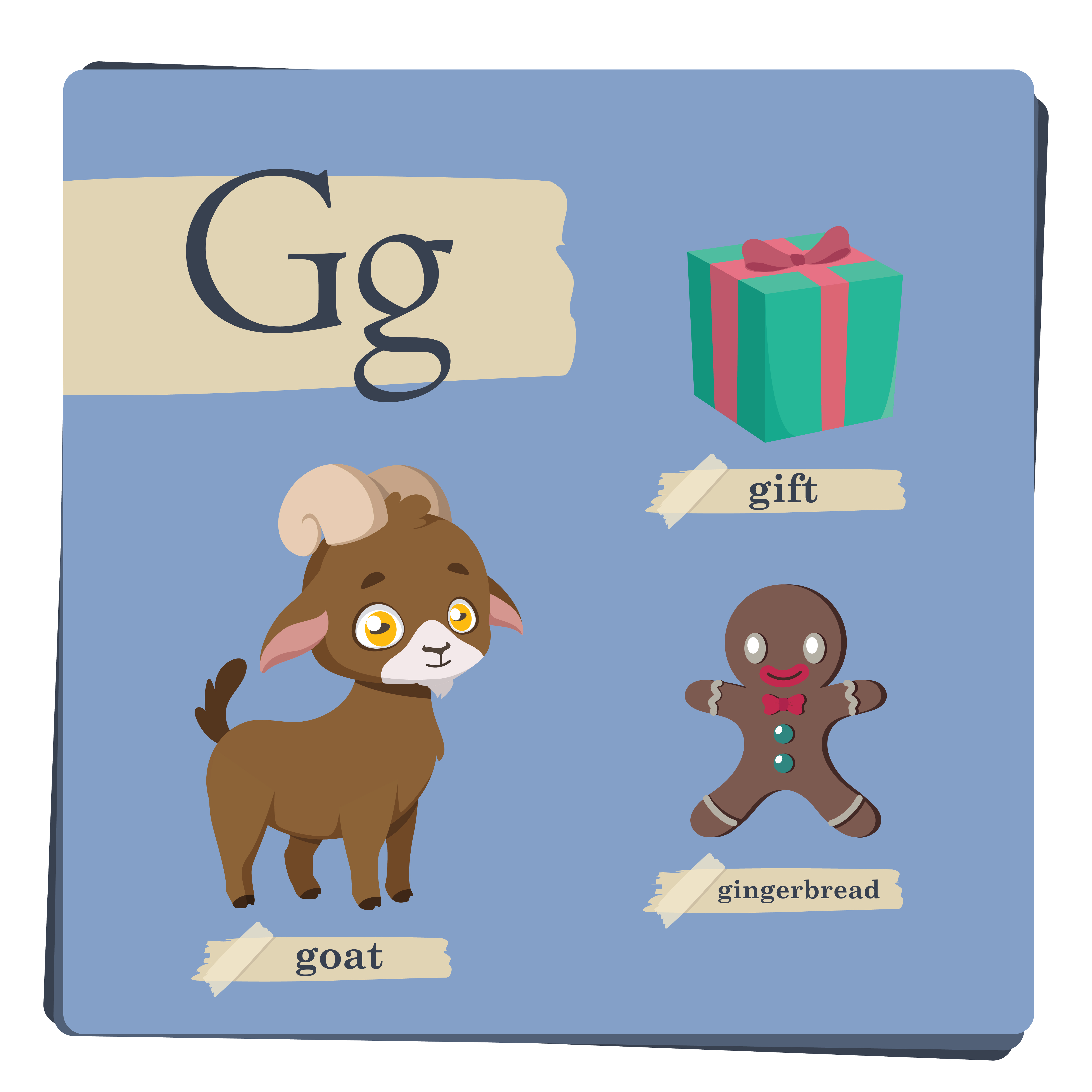 Colorful alphabet for kids Letter G 599311 Vector Art at Vecteezy