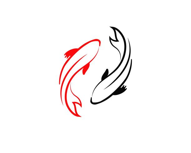 Download carp koi design on white background. Animal. Fish Icon ...