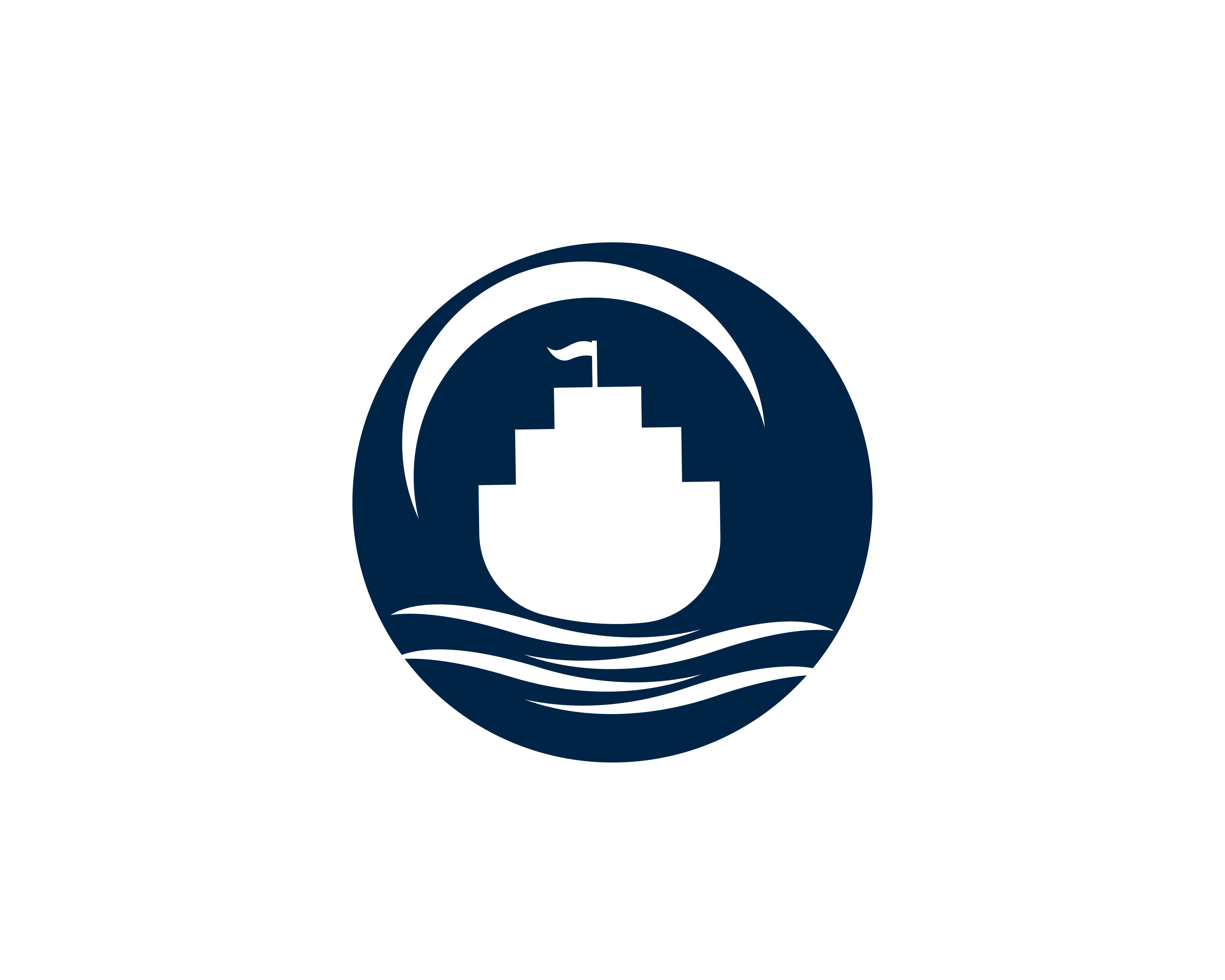 Ocean cruise liner ship silhouette simple linear logo vector 599612 ... Simple Ship Silhouette