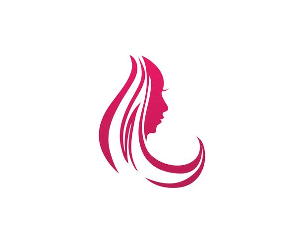 Hair and face salon logo vector templates