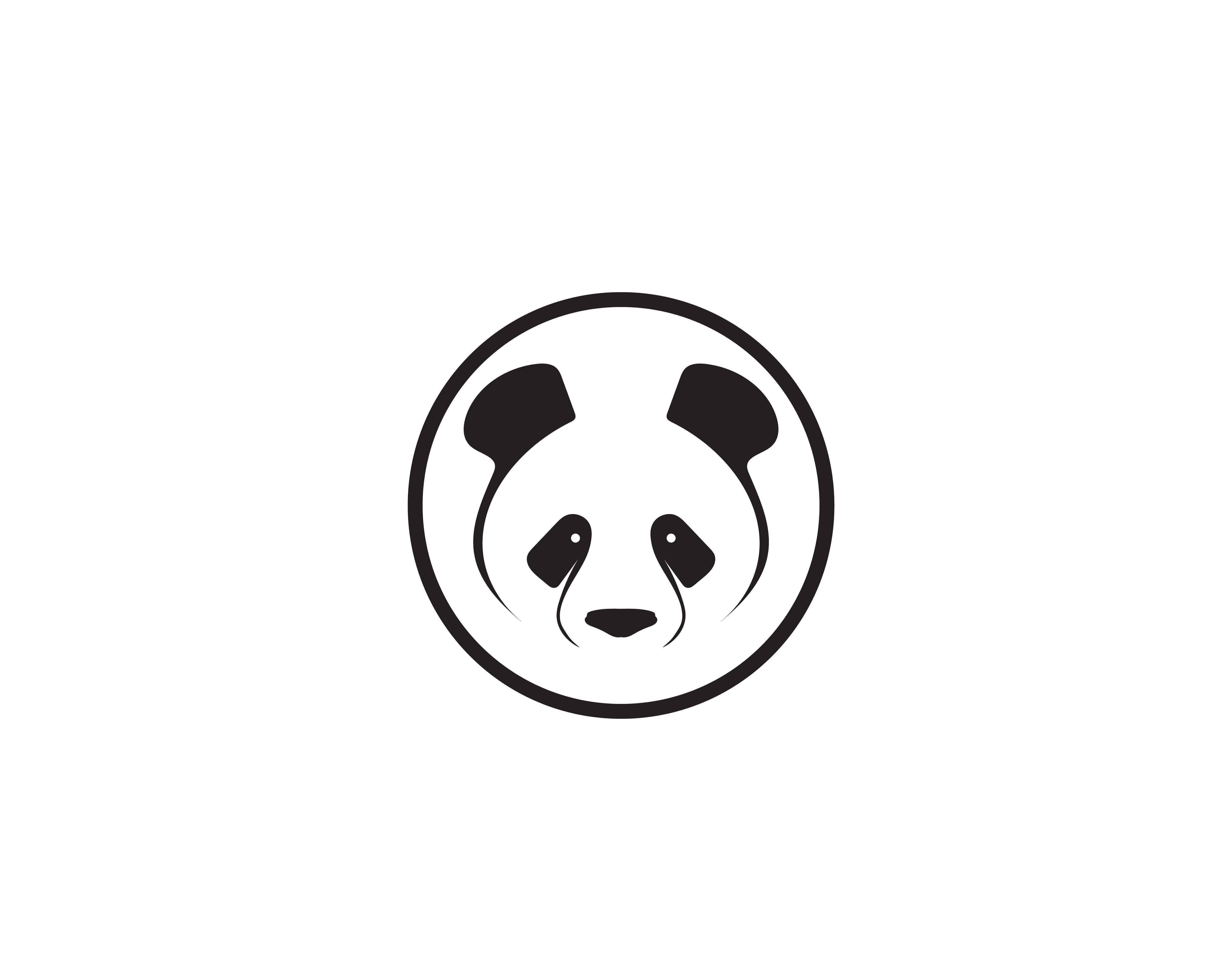Panda Logo Vector Art Icons And Graphics For Free Download - Riset