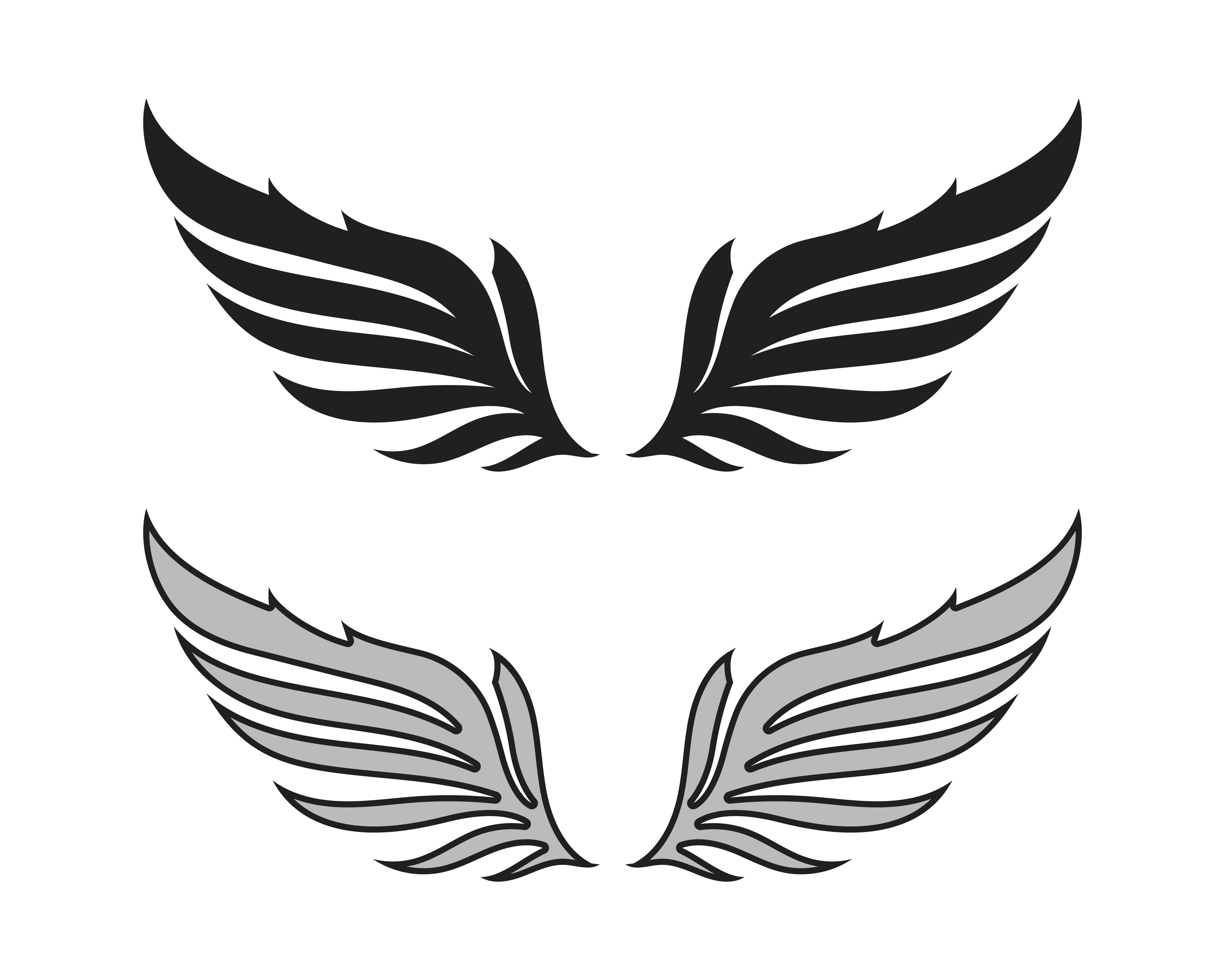 Wing falcon bird logo 599839 Vector Art at Vecteezy