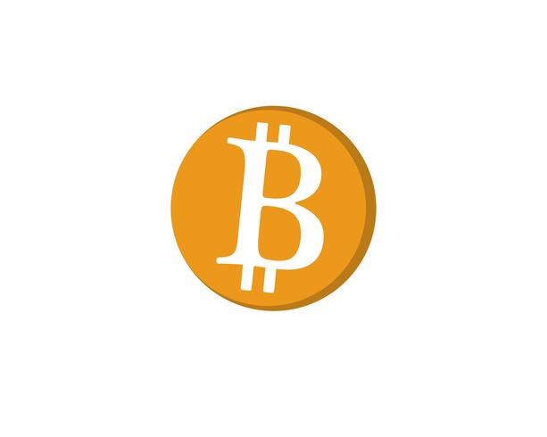 Bitcoin logo vector template