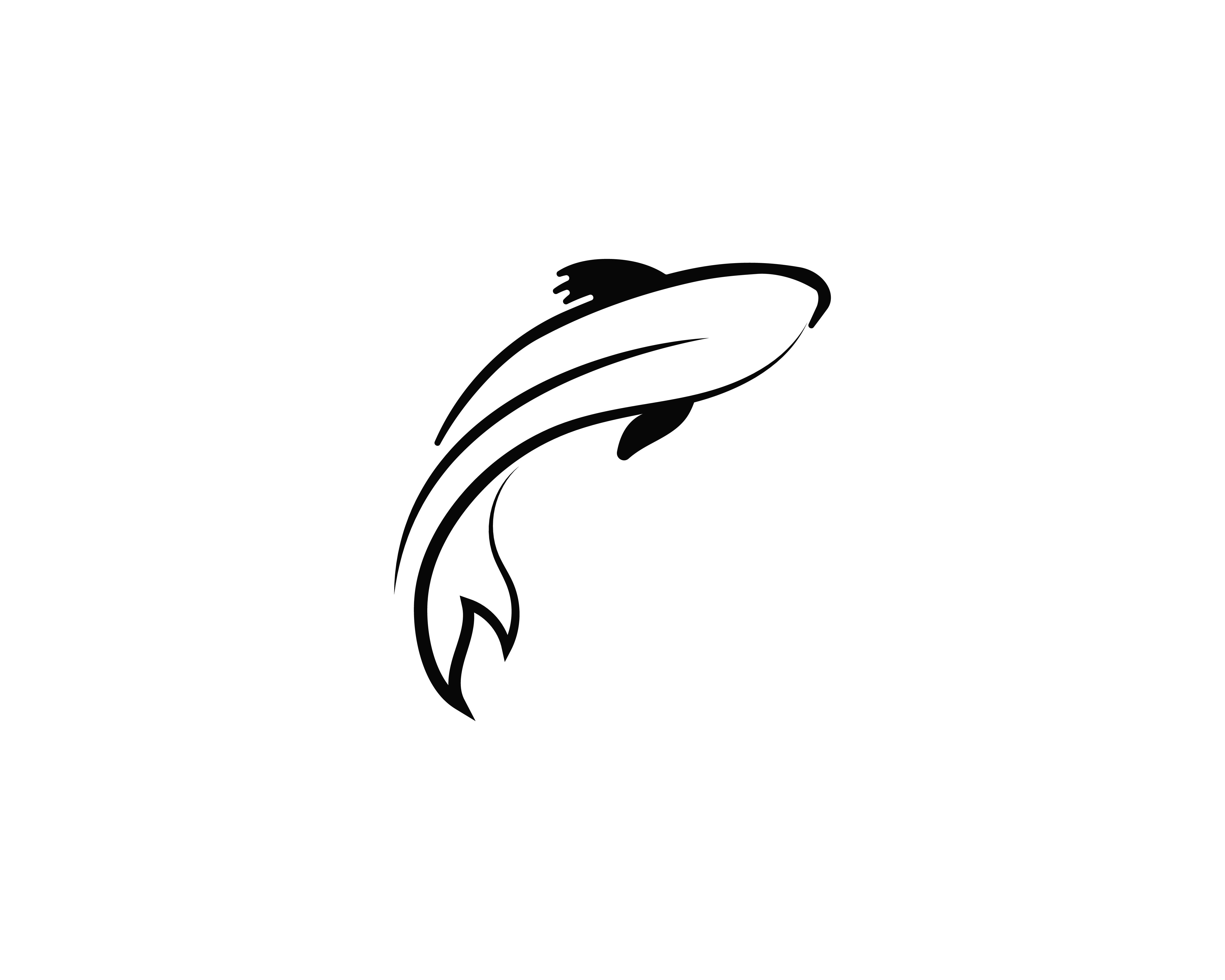 Download carp koi design on white background. Animal. Fish Icon ...