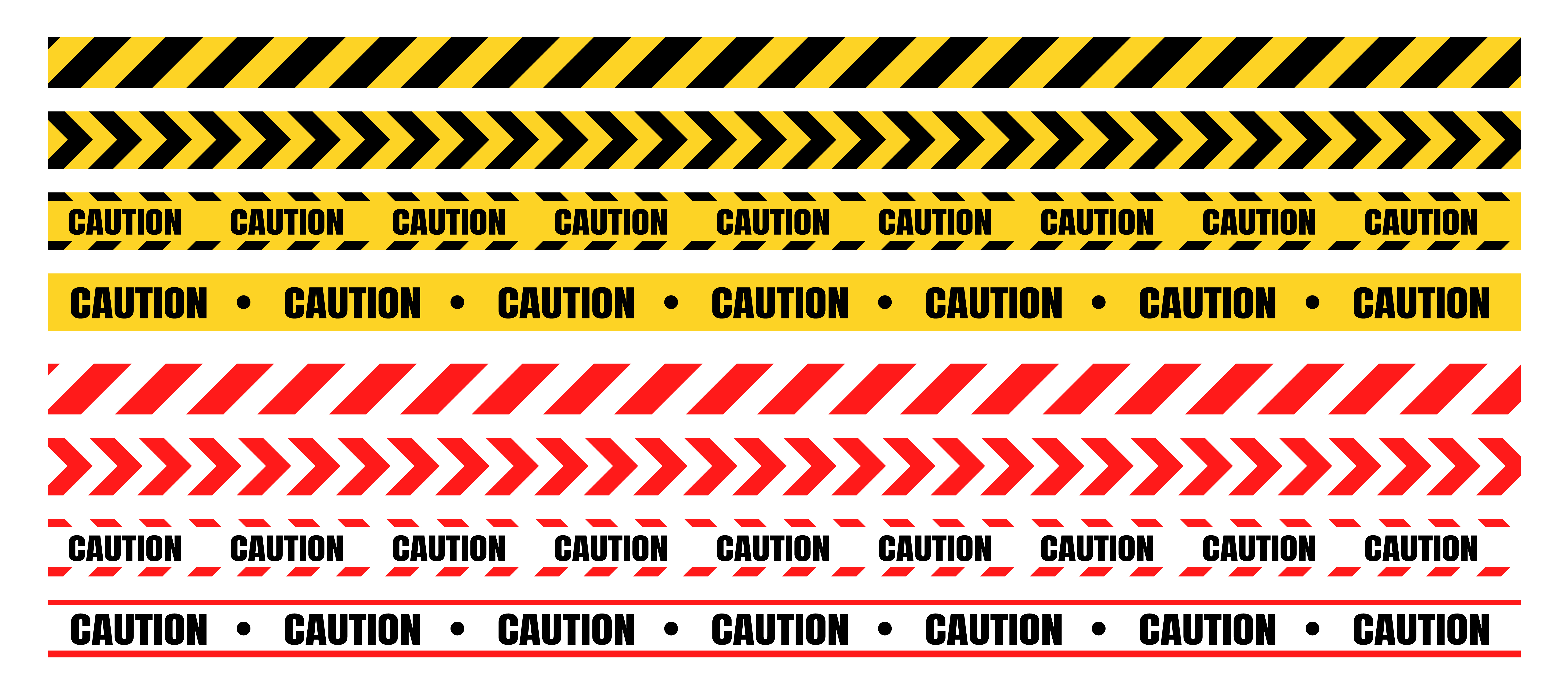 Hazardous warning tape sets must be careful for construction and crime