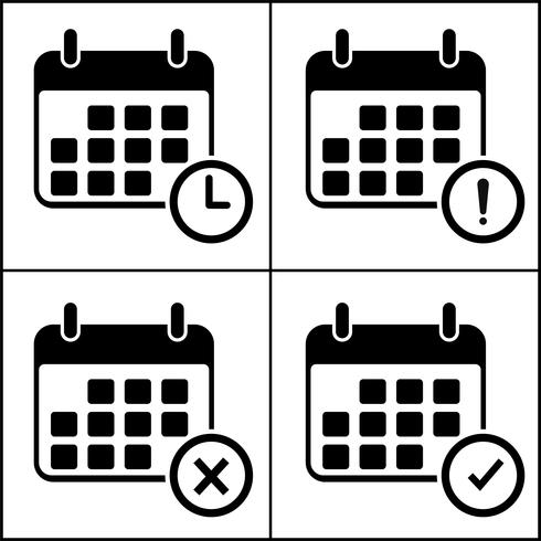 Calender vector icon. isolate on white background.