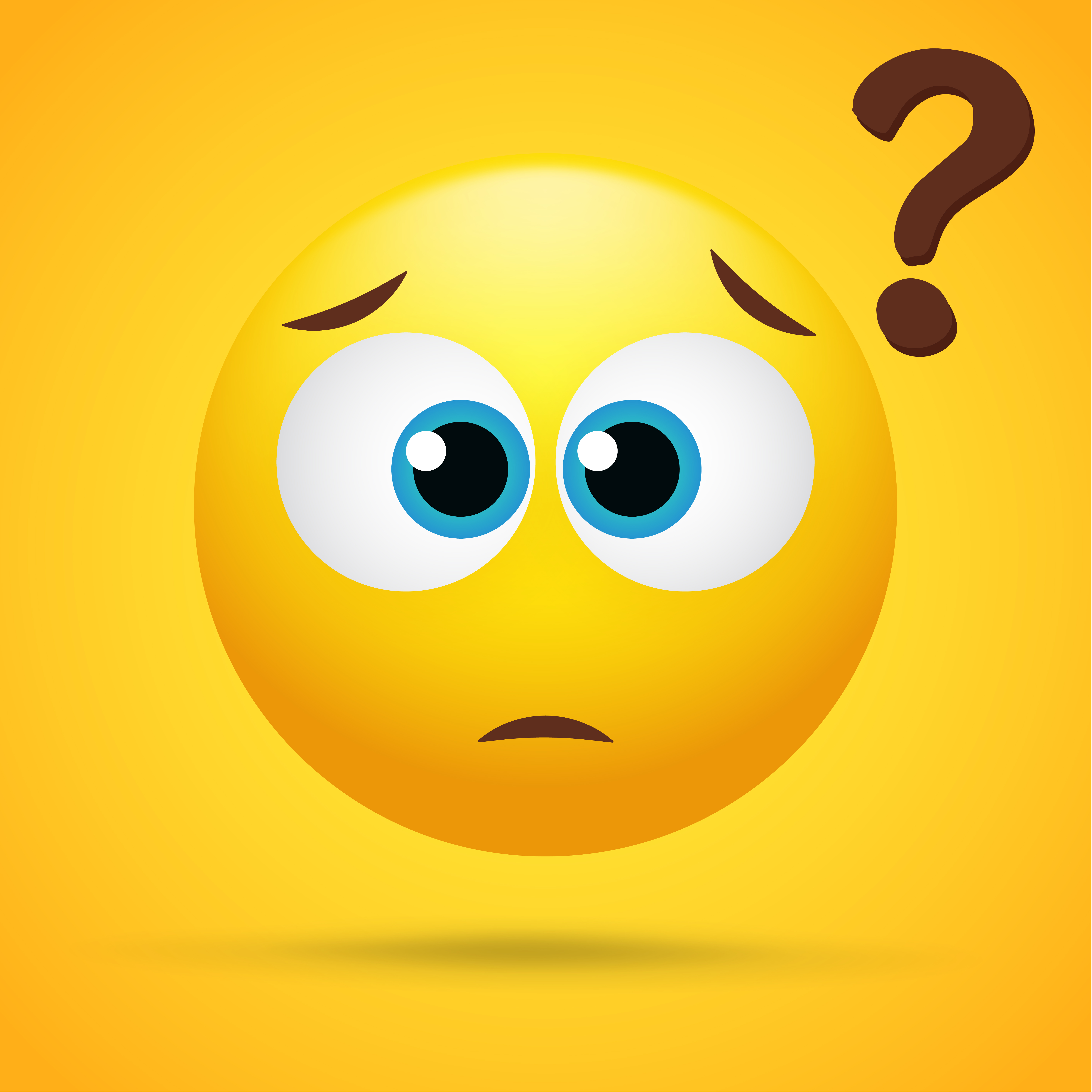 Cartoon emoticons that make a suspicious face On a bright yellow background. 600402 Vector Art at Vecteezy Cartoon emoticons that make a suspicious face On a bright yellow background. 600402 Vector Art at Vecteezy