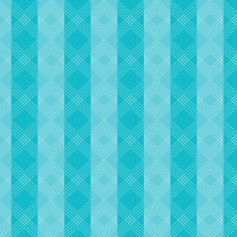 Triangles wavy lines pattern on blue striped background. vector