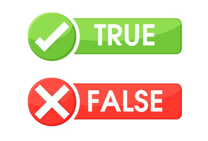 True False Vector Art, Icons, and Graphics for Free Download