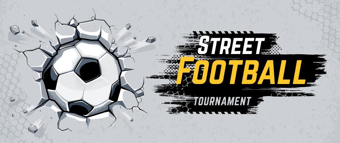 Street Football Design Vector Illustration