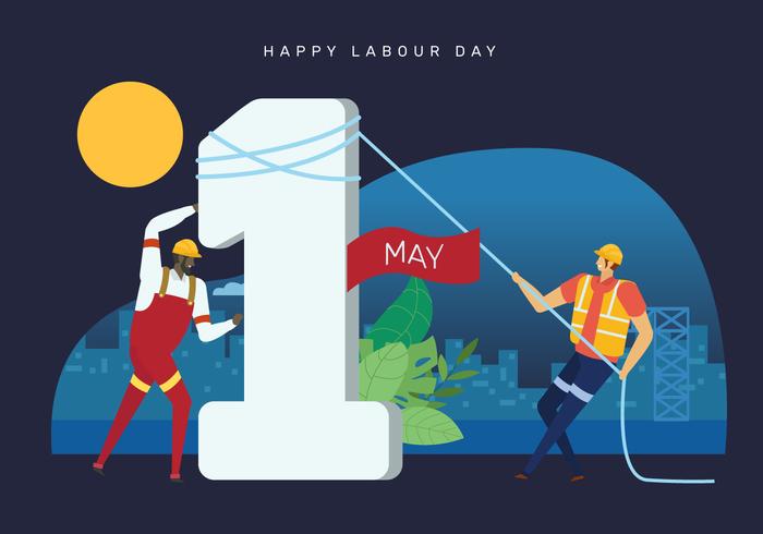 Celebrate Labour Day Vector Illustration Concept