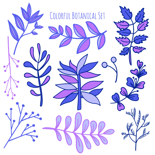 Download Vector hand drawn botanical elements - Download Free ...