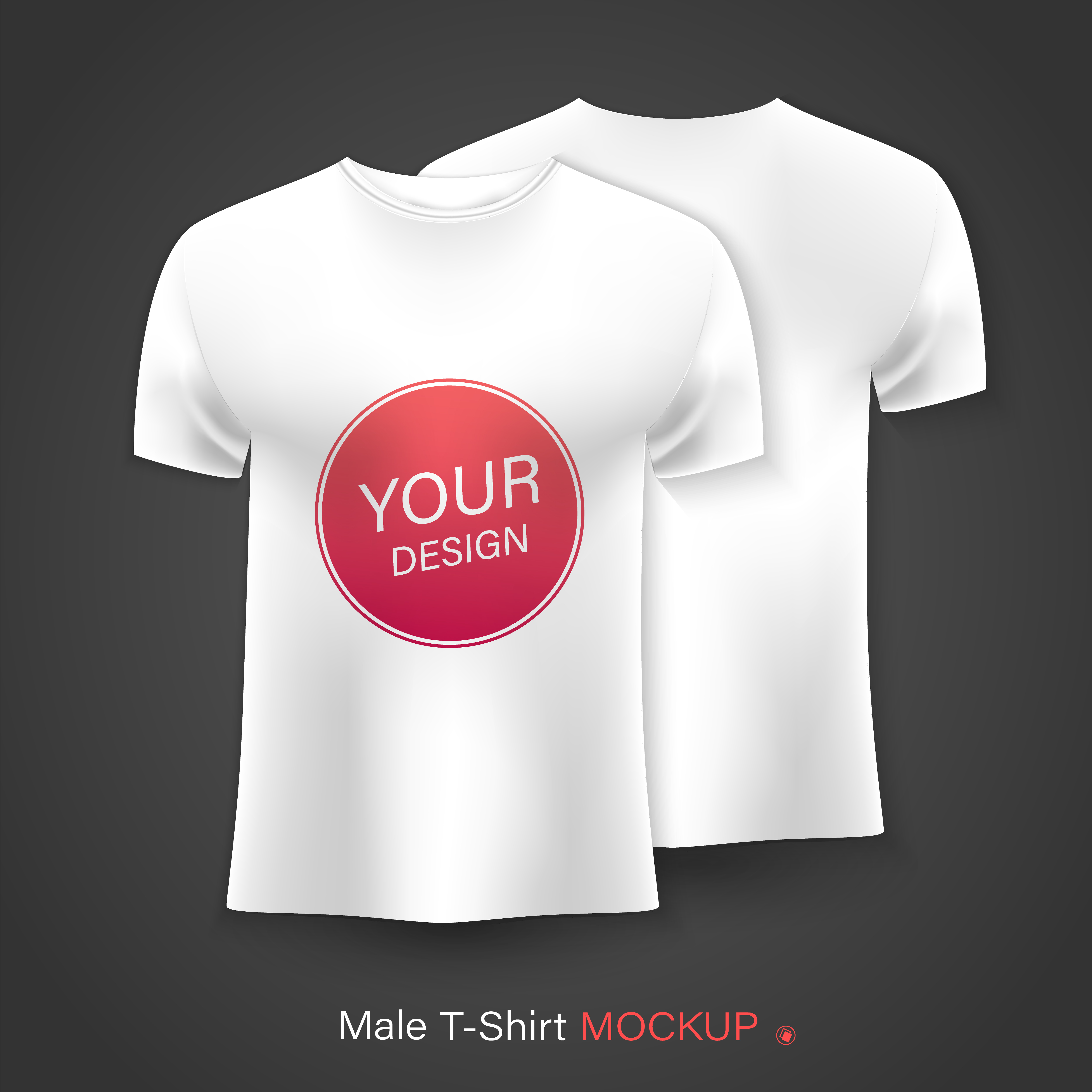 Download male t-shirt mockup Vector - Download Free Vector Art ...