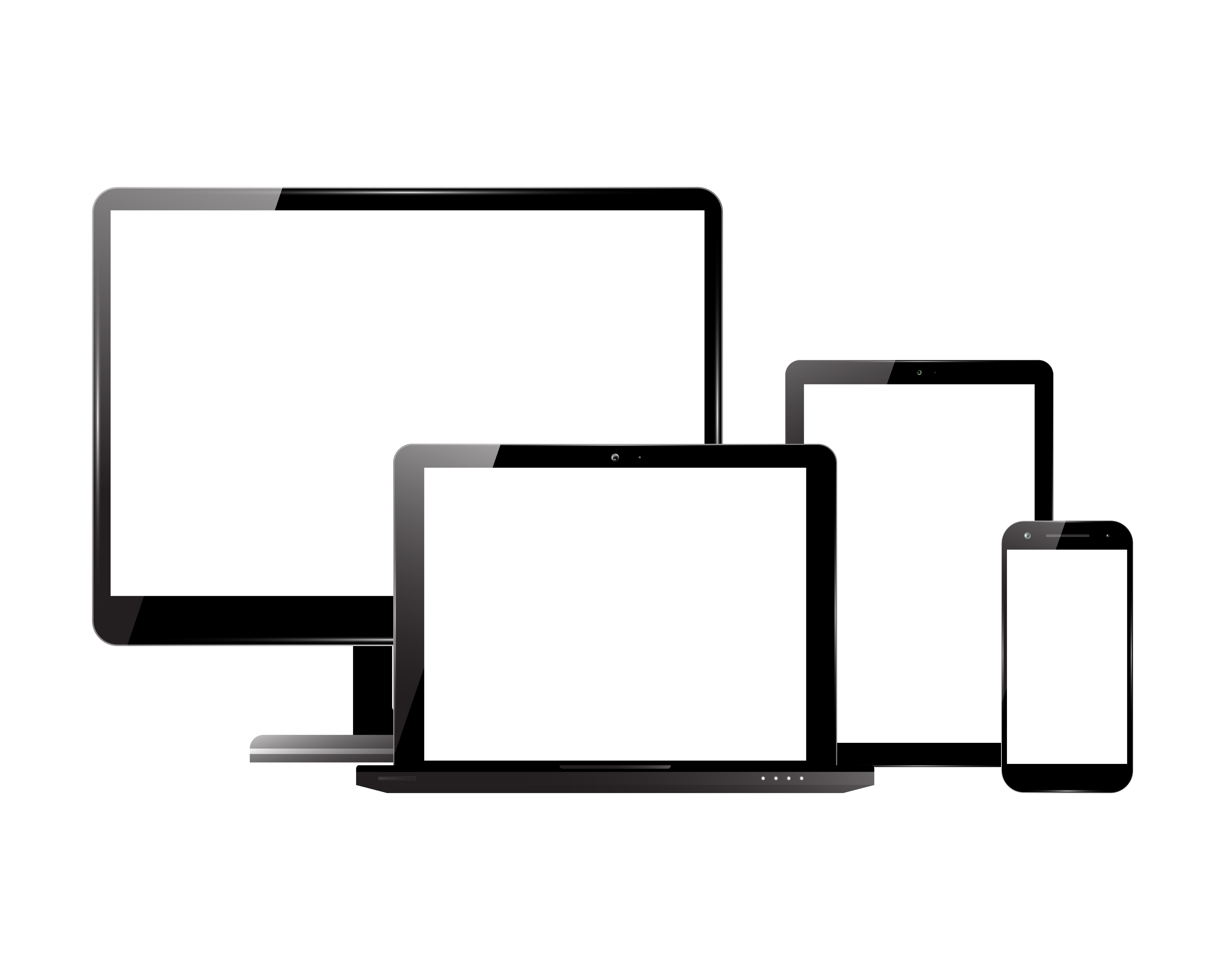 Monitor smartphone laptop tablet set 601283 Vector Art at Vecteezy