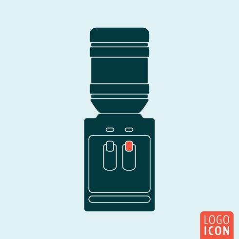 Water cooler icon vector