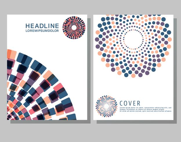 Cover brochures template vector