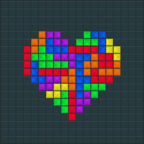 Old video game vector