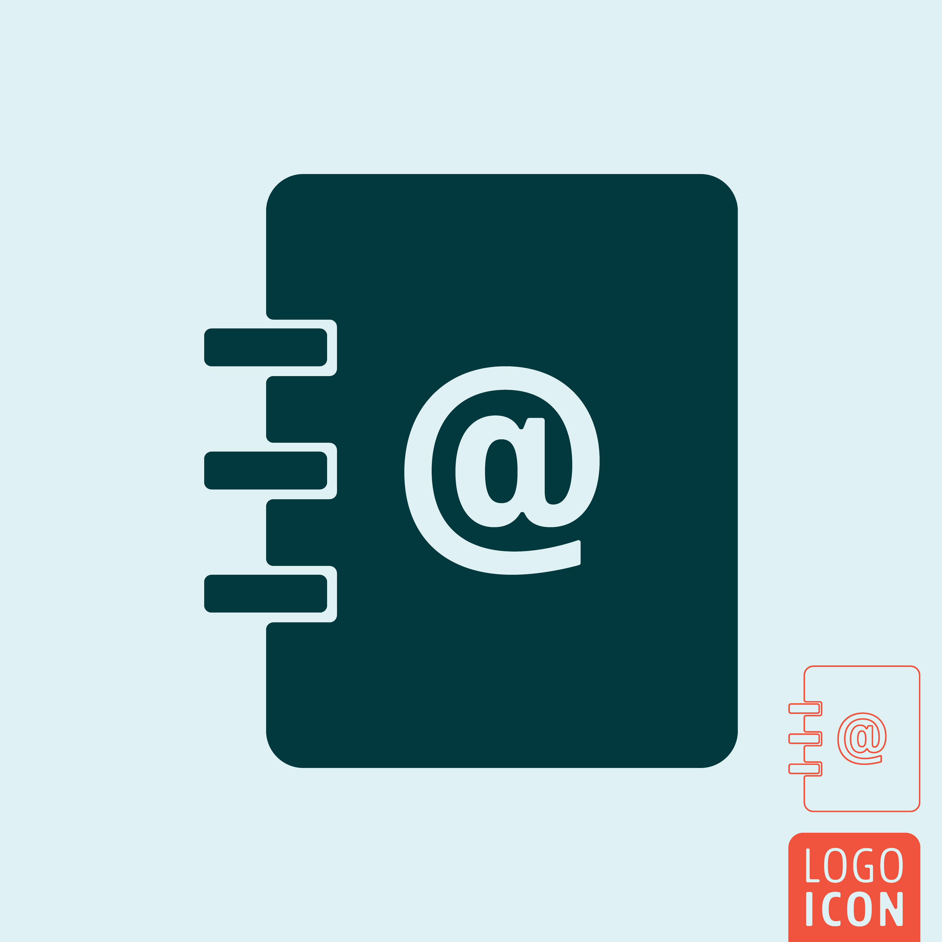 Address book icon 601419 Vector Art at Vecteezy
