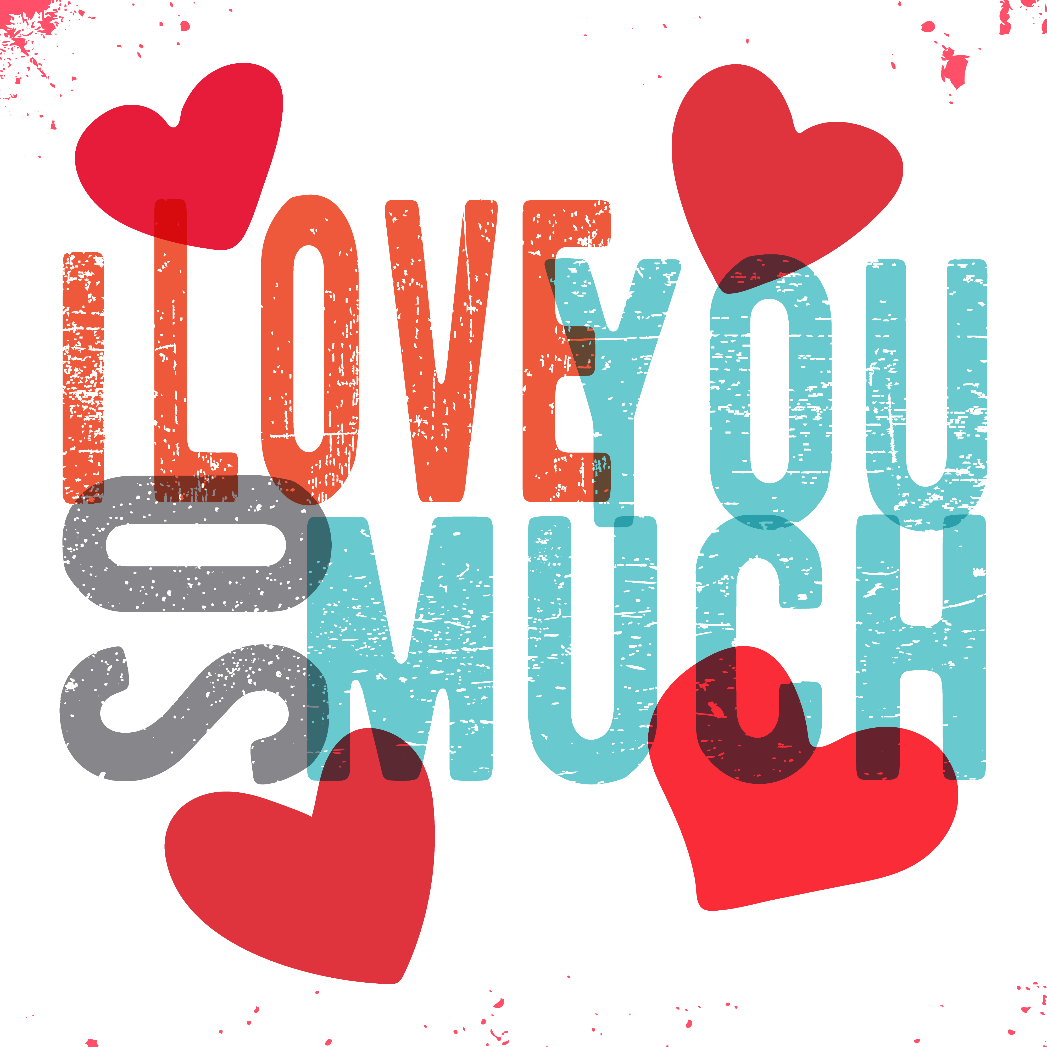 I love you so much 601601 Vector Art at Vecteezy