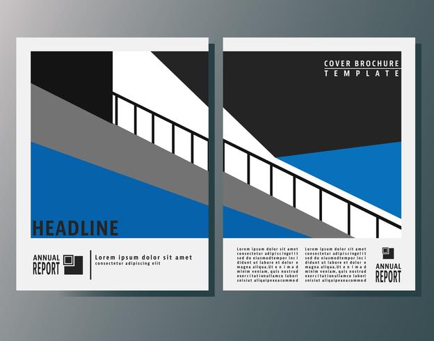 Cover brochures template vector