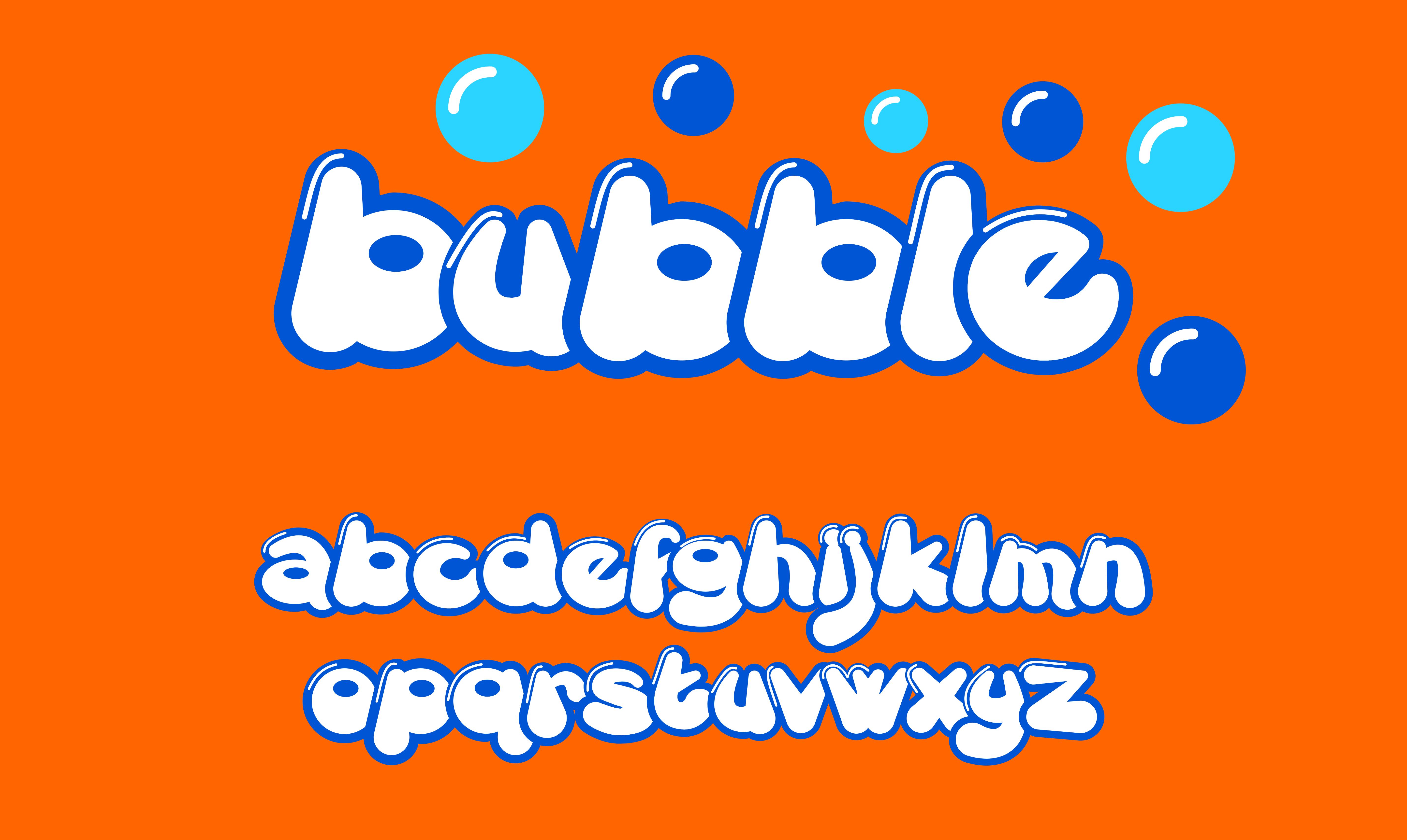 Bubble Font Symbols