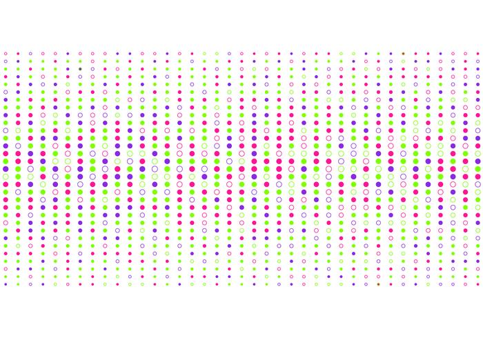 Abstract colorful dots pattern halftone style on white background. vector