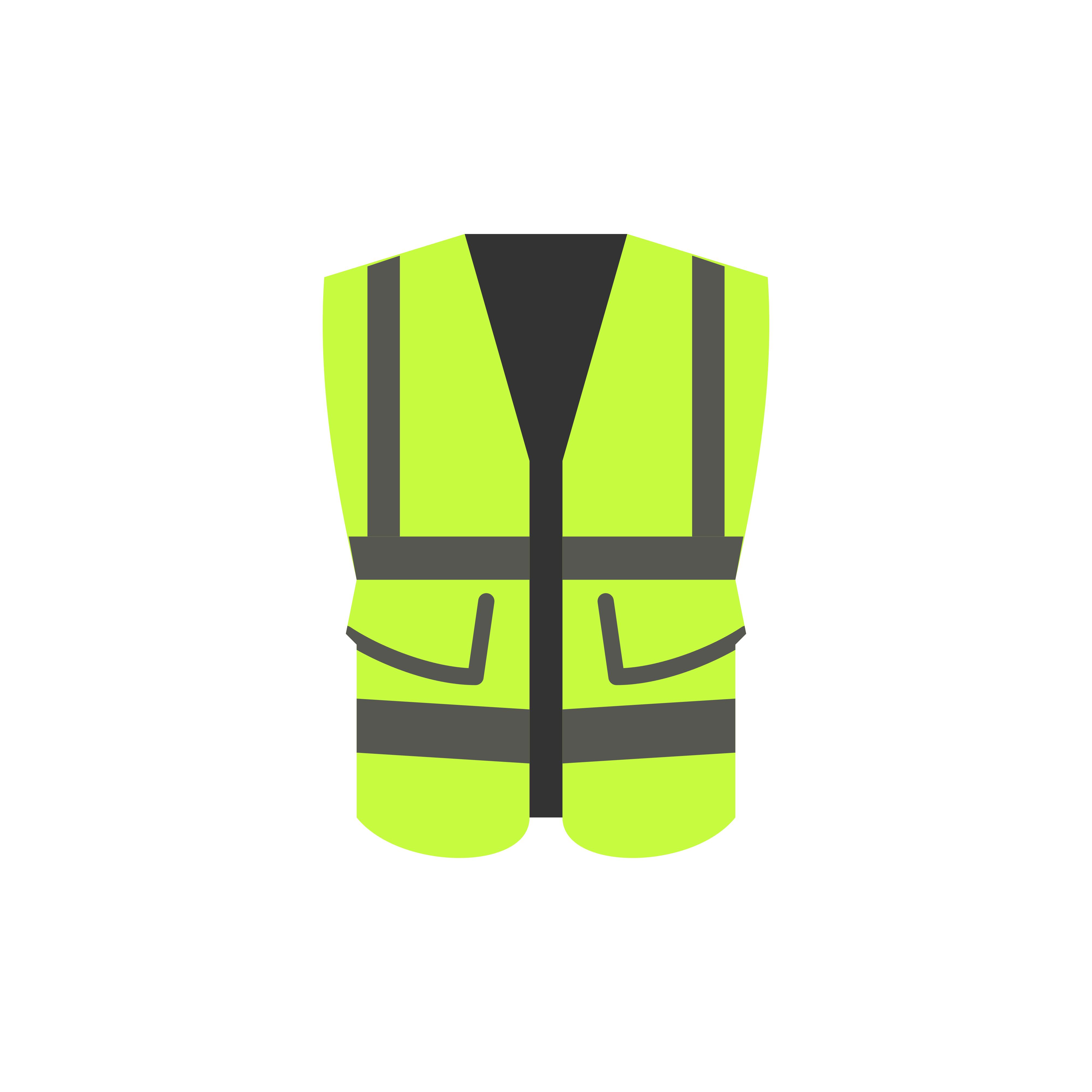 safety vest with pocket flat icon 601901 Vector Art at Vecteezy