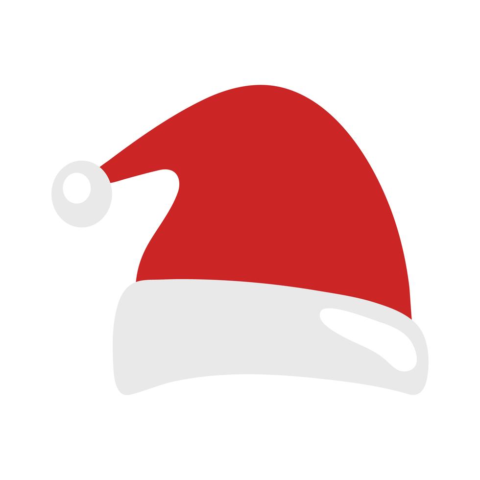 Santa Claus Christmas hat vector