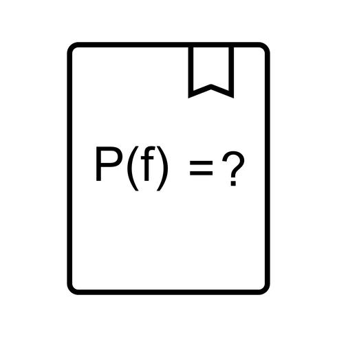 Solve function Beautiful line black icon vector
