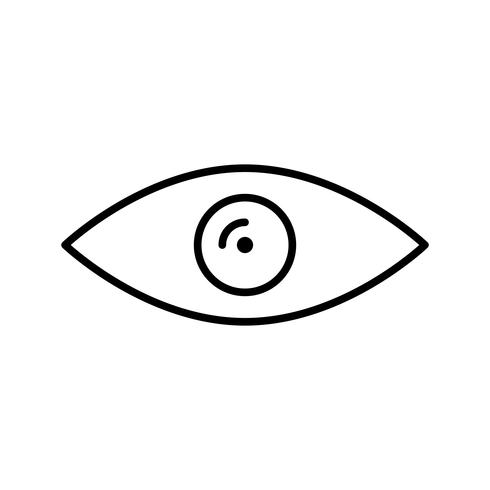 View Line black icon vector
