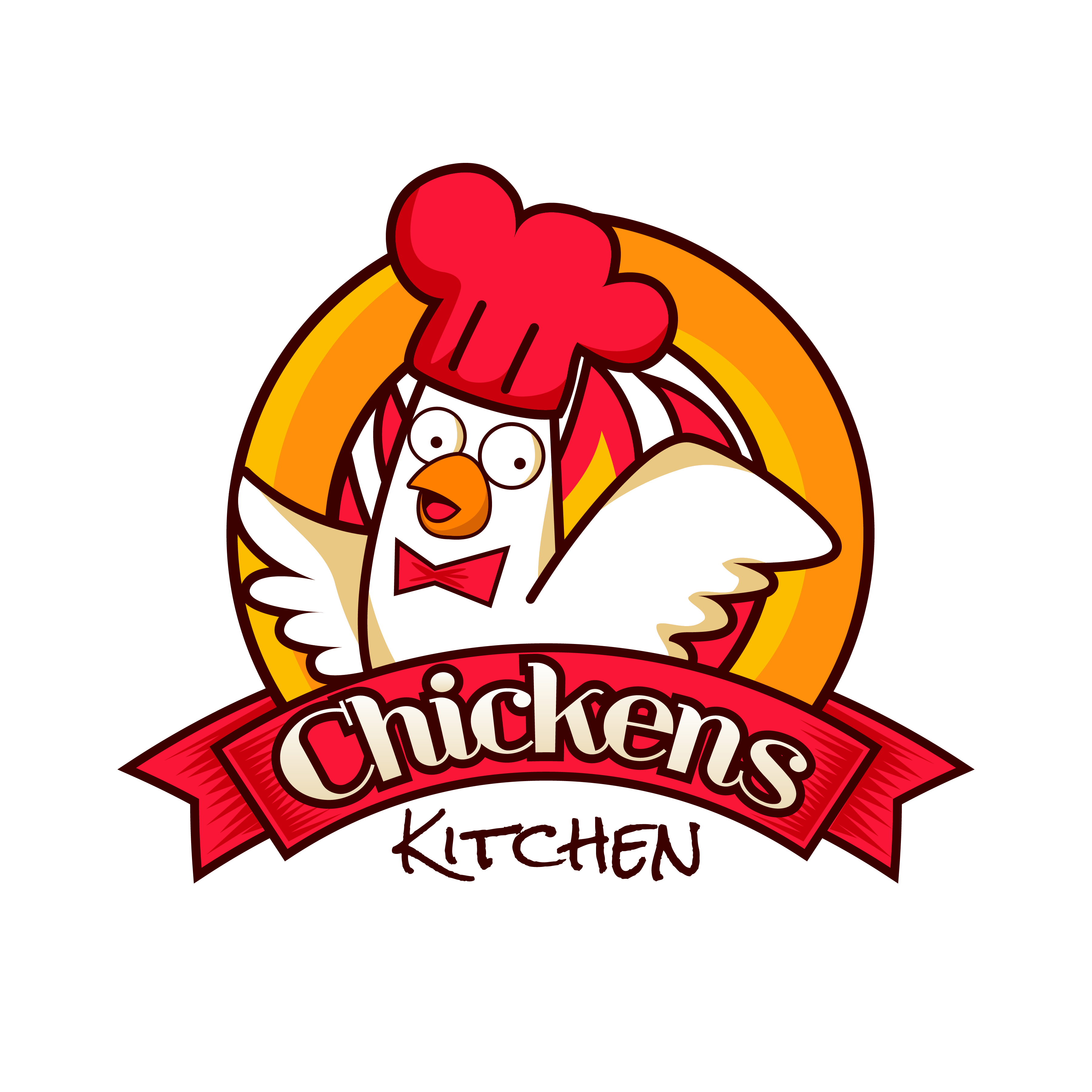 Chicken Logo / Chicken mascot for restaurant logo template | Premium ...