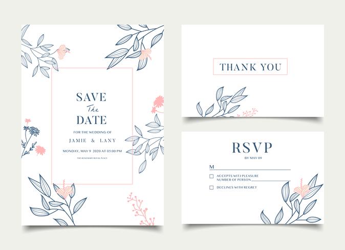 Simple Floral Celebration Wedding Card Invitation 602676 Vector Art At 900-poster-design-ideas-poster-design-graphic-design-typography