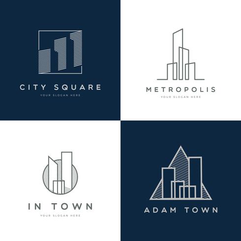 Property Logo Design Collection vector