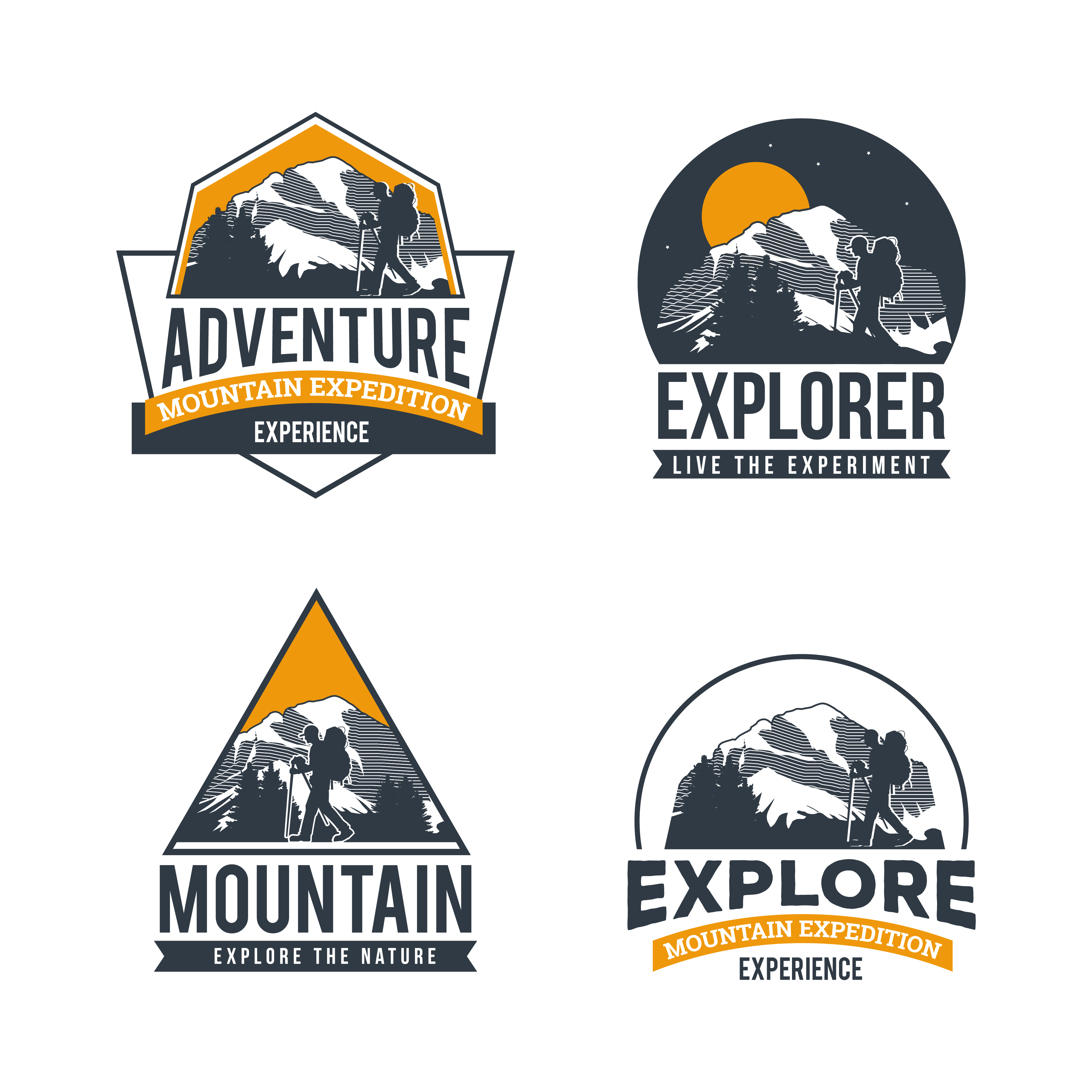Explore Adventure Logo Collection 602719 Vector Art at Vecteezy