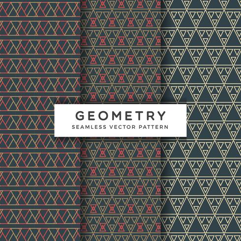 Abstract Geometric Seamless Vector Pattern