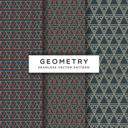 Abstract Geometric Seamless Vector Pattern