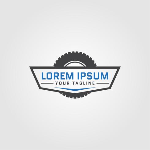 Creative Auto Tire Logo concept design templates vector
