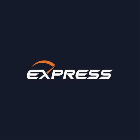 Creative express Logo concept design templates vector