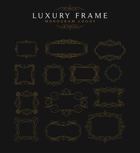 Luxury Frames calligraphy Templates vector