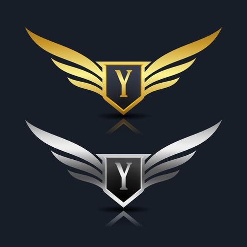 Letter Y emblem Logo vector
