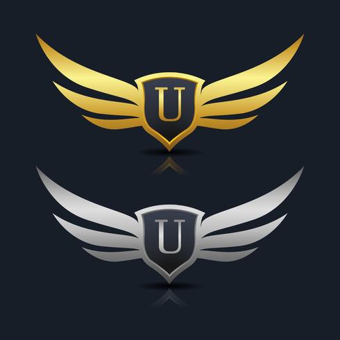 Letter U emblem Logo vector
